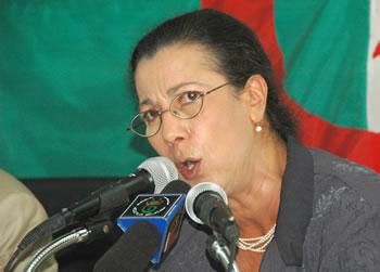 Les mises en garde de Louisa Hanoune                                    ELECTIONS LOCALES