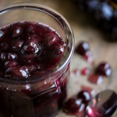 Confiture de raisins rouges
