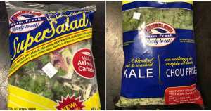 سحب سلطة Kale من الاسواق