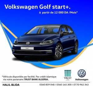 Polo, Golf et Caddy disponible à crédit islamique chez Halil Blida en partenariat avec Trust Bank Algeria