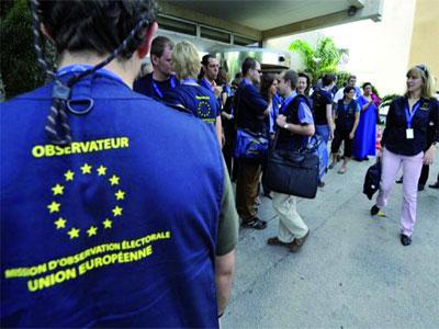 Les observateurs de l'UE à Alger à partir du 14 avril                                    élections législatives du 10 mai prochain
