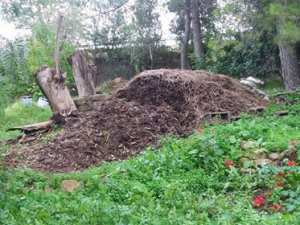 Constantine - Un des tas de compostage à Djenane Dardar Qacentina