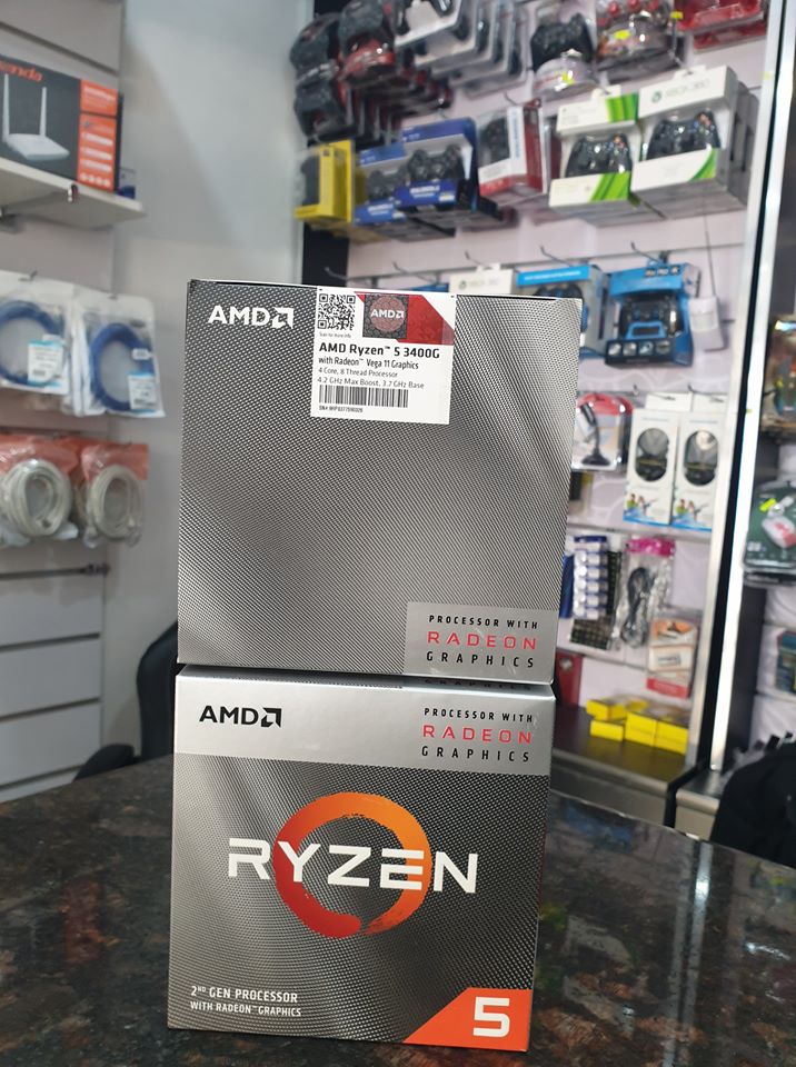 AMD Ryzen™ 5 3400G with Radeon™ RX Vega 11 Graphics (3.7 GHZ / 4.2 GHZ)