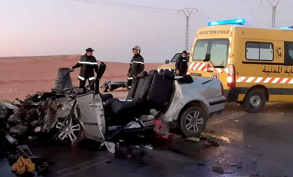 Guerrara (Ghardaïa) - Six morts et un blessé dans un accident de la route