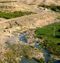 Source thermale Belaribi et le barrage du Ksob