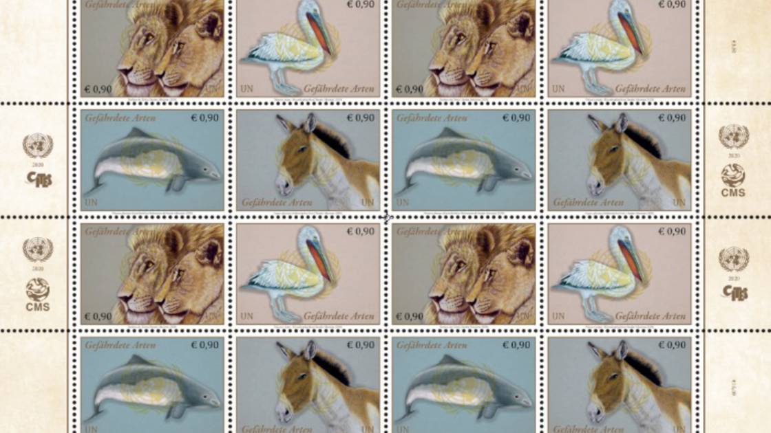 Planète - L'ONU édite une série de timbres à l'effigie d'animaux migrateurs en danger d'extinction