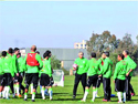 Cap sur la Bosnie                                    Football- EN- 17 joueurs depuis hier en stage à Sidi Moussa