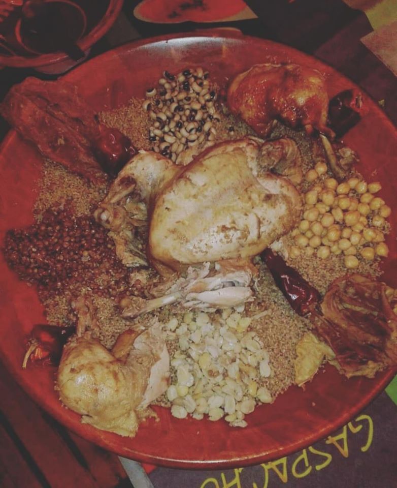 الكسكسي بسبعة انواع من البقول الجافة سيد المائدة #يناير بتيزي وزو