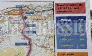 Travaux de modernisation en cours                                    AXE ROUTIER CHIFFA-BERROUAGHIA