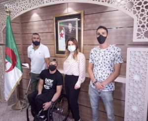 Salima SOUAKRI a la rescousse de nos basketteurs sur chaise