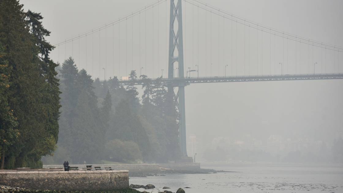 Planète - Canada: Vancouver étouffe sous la fumée des feux aux Etats-Unis