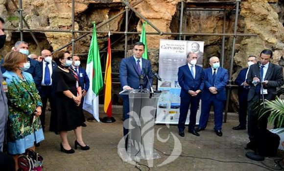 Le président du Gouvernement espagnol effectue une visite à la grotte de Cervantès à Alger