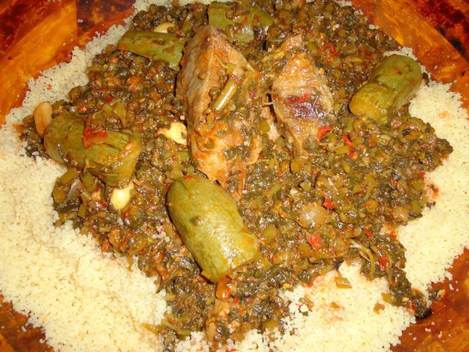 Couscous bendrag / bortlag الكسكس بالبرطلاق :