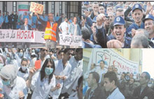 Transport, santé, administration...                                    Revoilà la grogne