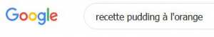 pudding à l’orange