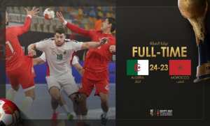 Planète/Afrique/Egypte - Hand/Mondial-2021: L'Algérie revient de loin et bat le Maroc (24-23)
