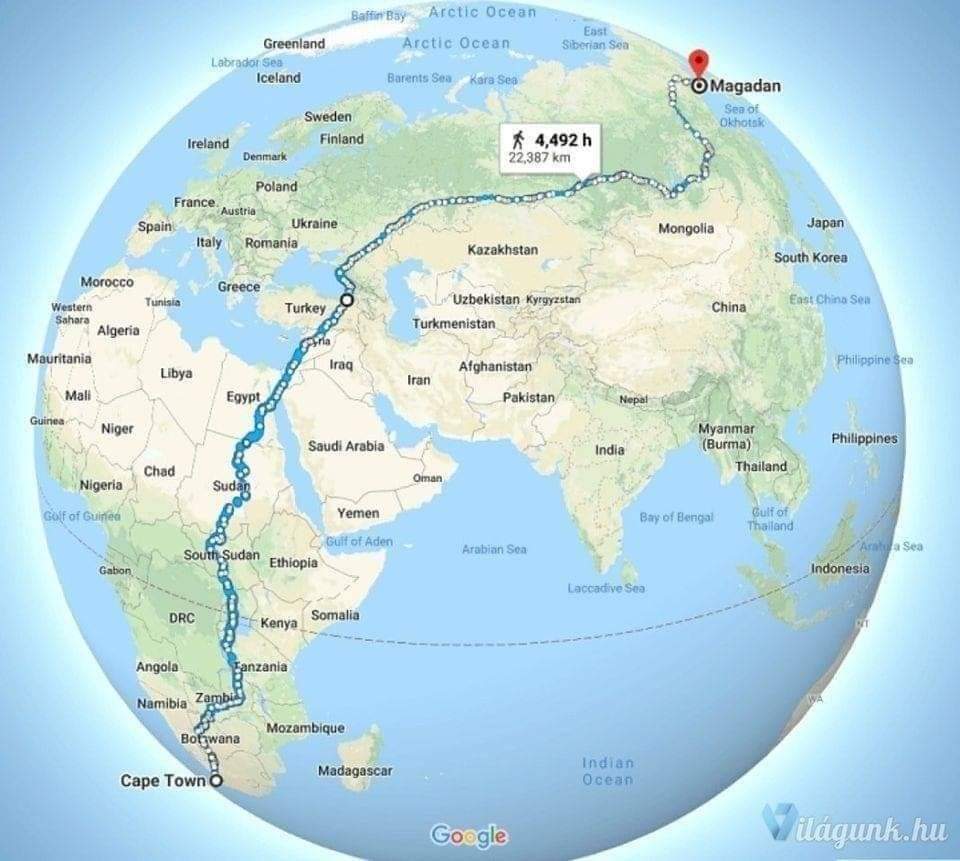 أطول ممر بري صالح للمشي في العالم