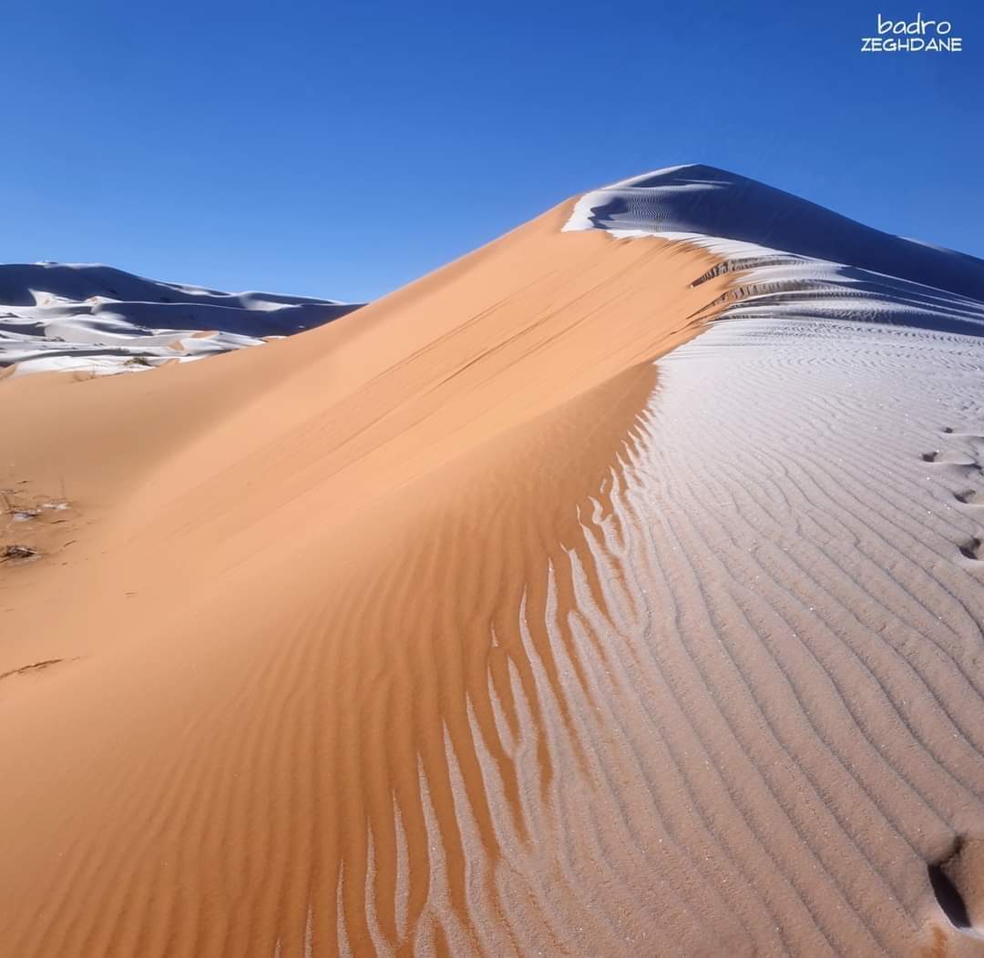 À couper le souffle: le Sahara recouvert de neige - photos