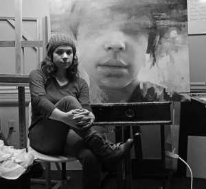 Peinture à l’huile de la peintre américaine Mia Bergeron