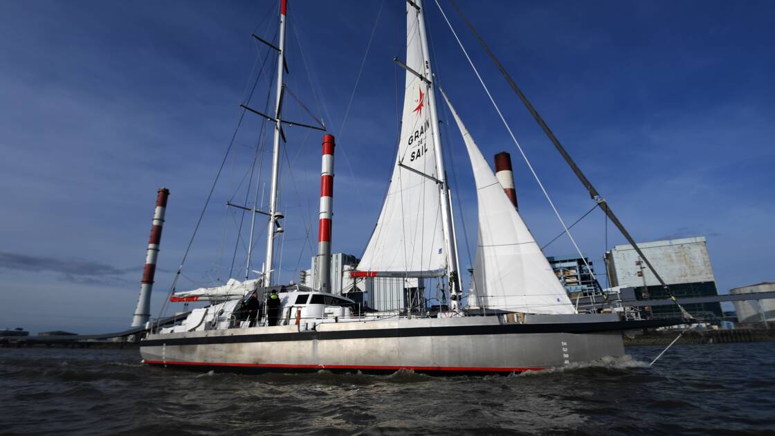 Planète (Europe/France) - Arrivée à Nantes du cargo à voiles 'Grain de Sail' après sa première transatlantique