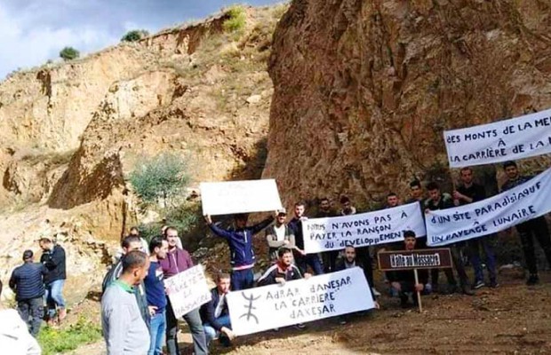 Mekla (Tizi-Ouzou) - Des citoyens s’opposent à l'exploitation d'une carrière d'agrégats