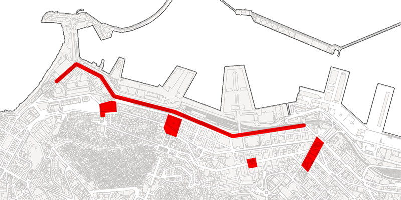 Espaces publics algérois de l'époque française