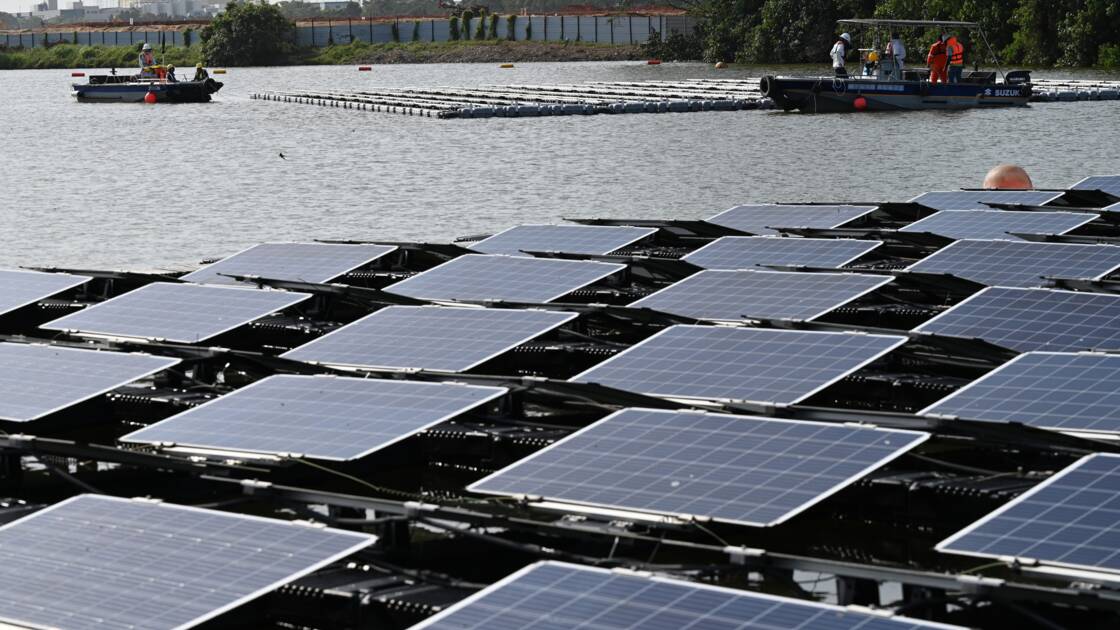 Planète (Asie) - Singapour bâtit des fermes solaires sur l'eau faute d'espace