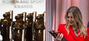 CIO: Salima Souakri reçoit son trophée 'Femme et Sport' en attendant la cérémonie officielle