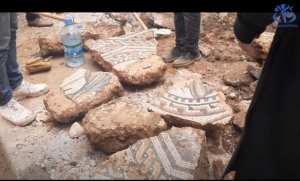 Jijel : la mosaïque découverte a subi une destruction quasi-totale