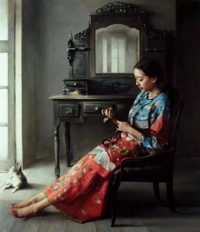 #Elegant simplicité et une grandeur sereine, la beauté douce et gracieuse décrite par le peintre Zhao Kailin