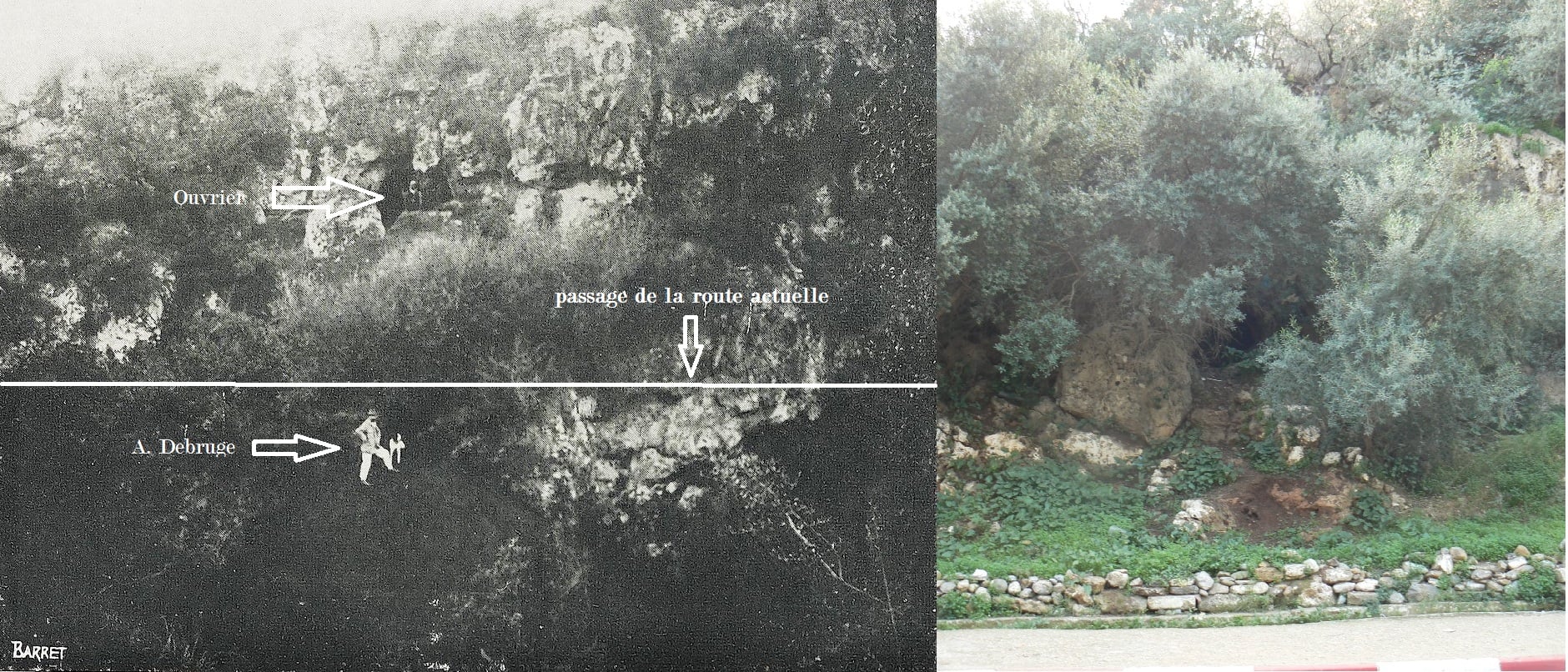 La grotte et station ALI BACHA