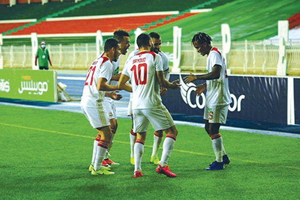 Belouizdad/Alger (Football) - LIGUE DES CHAMPIONS: CRB 2 - EST 0: LE CHABAB PREND OPTION POUR LES DEMI-FINALES