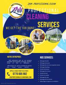 Prestations de nettoyage, entretien et désinfection