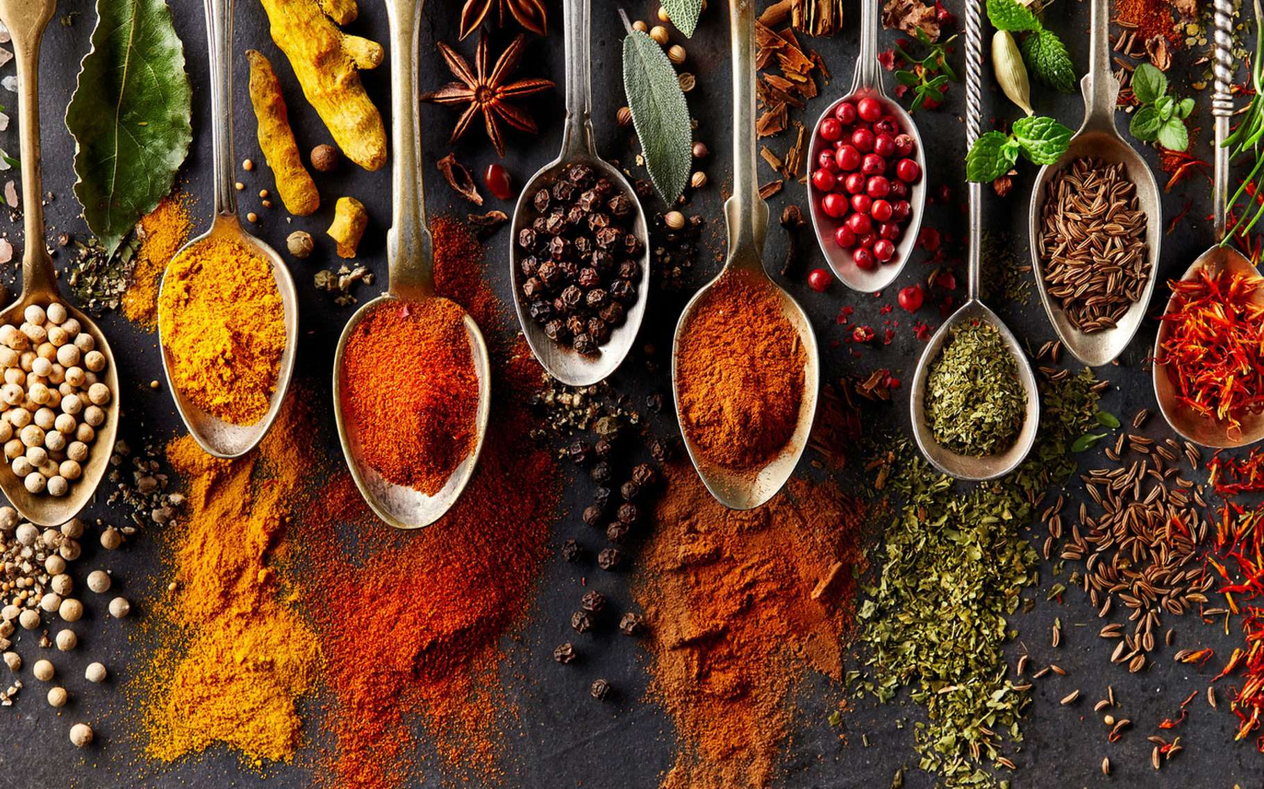 Les épices les plus anti-oxydantes