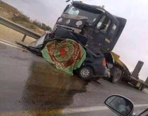 Algérie (Djelfa) - 4 morts dans une collision entre un camion et un véhicule