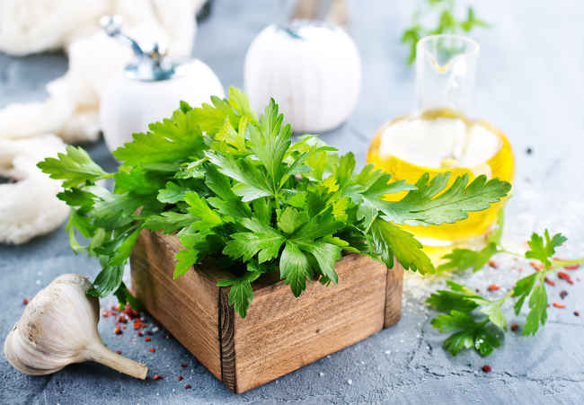 Le persil et la santé