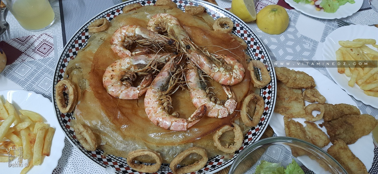 Pastilla aux fruits de mer
