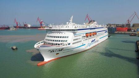 La Chine livre à l’Algérie un navire roulier mixte d’une capacité de 1 800 passagers pour le transport transméditerranéen