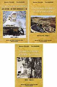 LES HAUTS PLATEAUX SETIFIENS - SETIF de VILLARD Maurice et BASSARD Yves: Tome 1 : Histoire des origines à 1962 - Tome 2 : Les villages - Tome 3 : Les villes