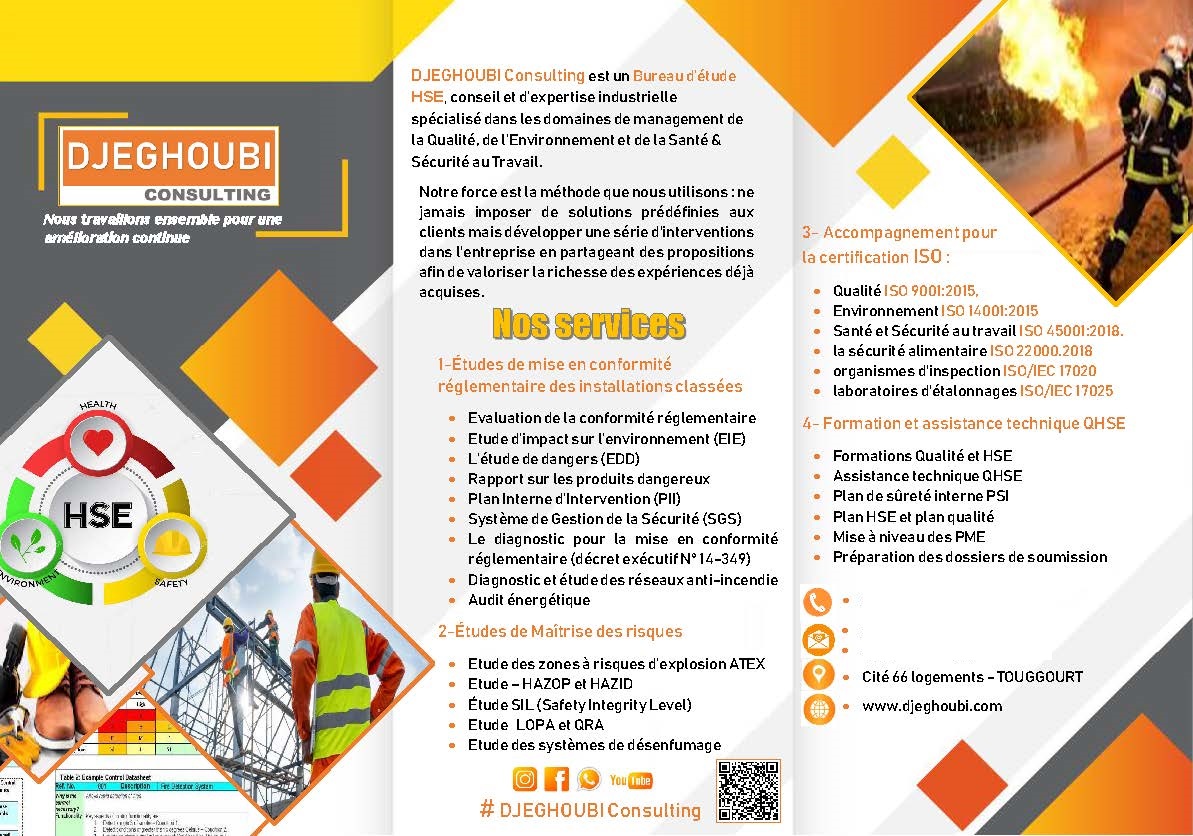 Bureau d'études HSE