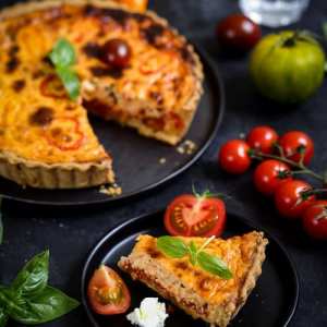 Quiche à la tomate