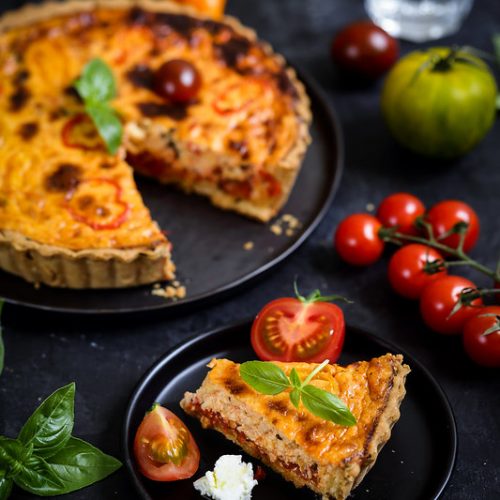 Quiche à la tomate