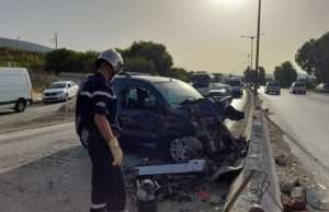 Tadmait (Tizi Ouzou) - 6 blessés dans une collision entre un véhicule léger et un camion