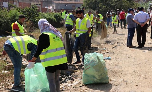 Ouadhias (Tizi Ouzou) - TAGUEMOUNT EL-DJEDID: Grande opération de nettoyage du chemin de wilaya