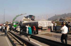 Amoucha (Sétif) - Accident majeur à huit véhicules sur la RN09