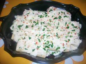 Crêpes gratinées aux épinards et blanc de poulet