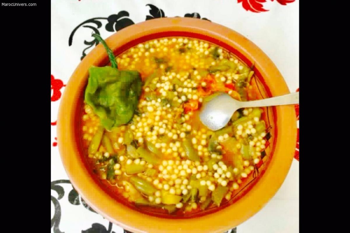 Berkoukes aux légumes ou Avazine