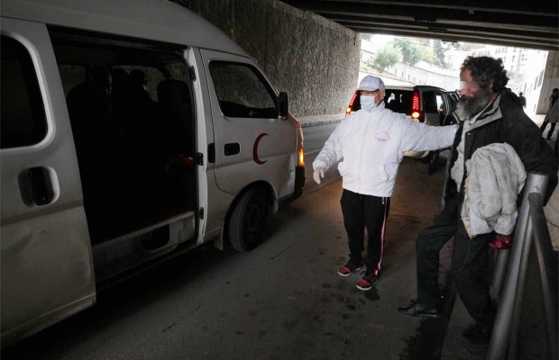 Algérie (Relizane) - Campagne de solidarité avec les sans-abri (S.D.F)
