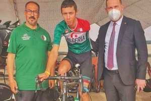 Algérie (Cyclisme) - CHAMPIONNAT ARABE DE CYCLISME DU CAIRE: Aymen Djabri, deux médailles avec un seul bras