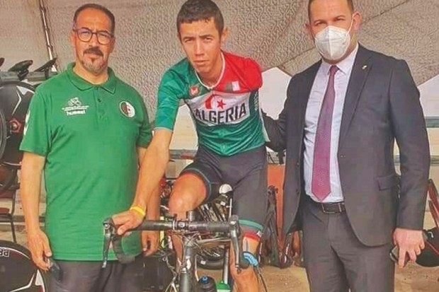 Algérie (Cyclisme) - CHAMPIONNAT ARABE DE CYCLISME DU CAIRE: Aymen Djabri, deux médailles avec un seul bras